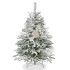 Mākslīgā eglīte ar sniegu Springos CT0222, LUX 120cm