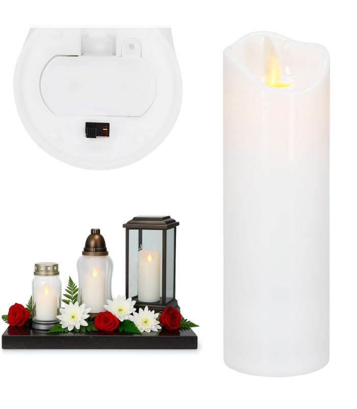 LED svece Springos HA7555, 15 X 5 CM