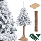 Mākslīgā egle ar sniegu Springos CT0201 uz stumbra 160cm