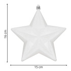 Ziemassvētku rotājums zvaigzne, Springos CA1382, 15 cm