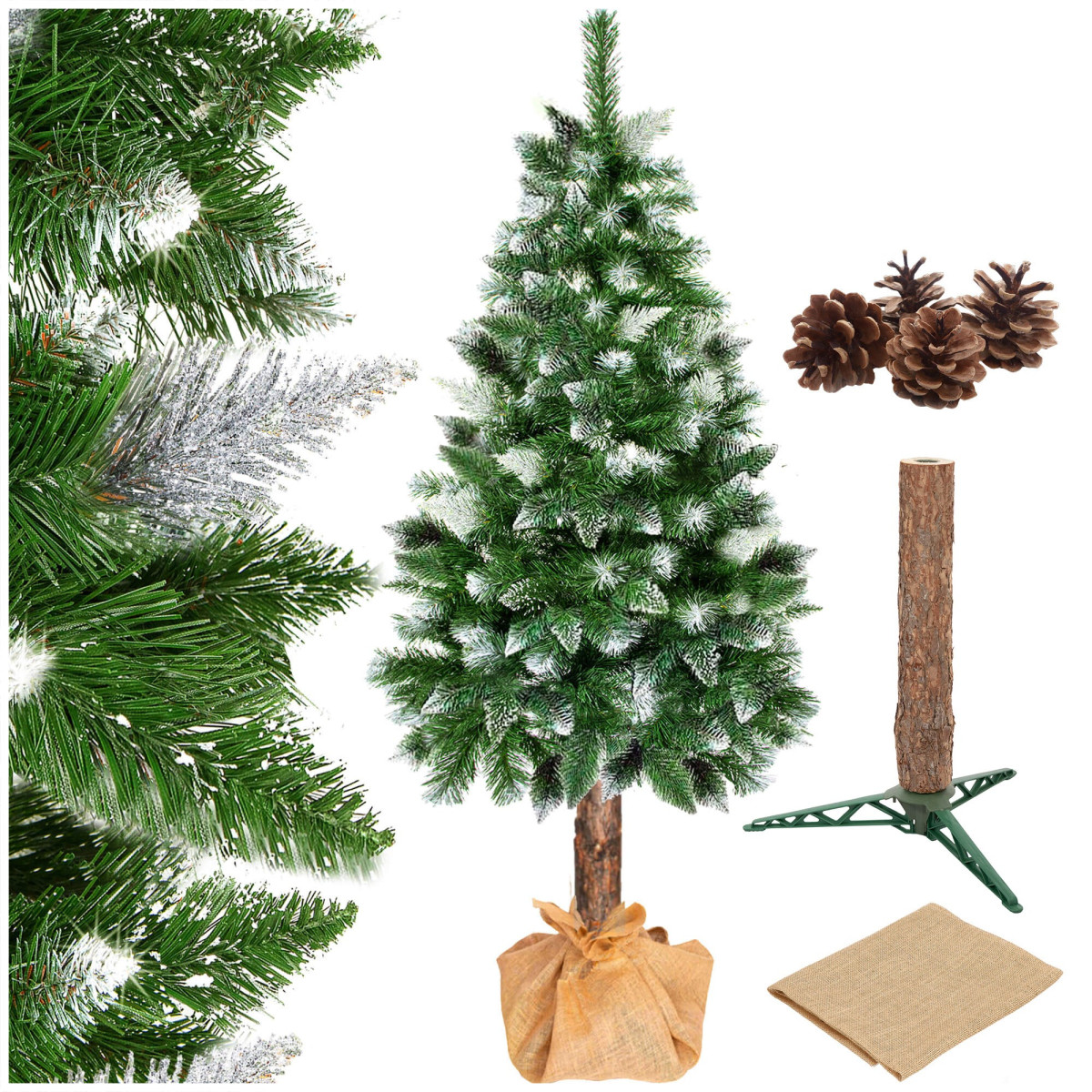 Mākslīgā eglīte uz stumbra Springos CT0262, Dimanta 220cm