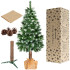 Mākslīgā eglīte uz stumbra Springos CT0262, Dimanta 220cm