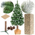 Mākslīgā eglīte uz stumbra Springos CT0262, Dimanta 220cm