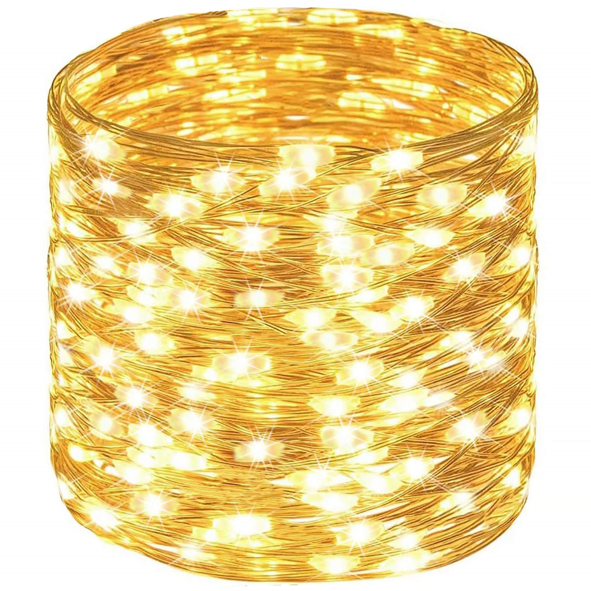 Ziemassvētku LED lampiņas Springos CL4043,  1000 mikro LED, 100 m, silti baltas