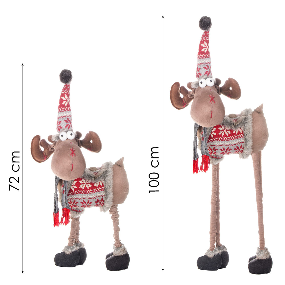 Ziemassvētku ziemeļbriedis Springos  CA0106, 72–100 cm