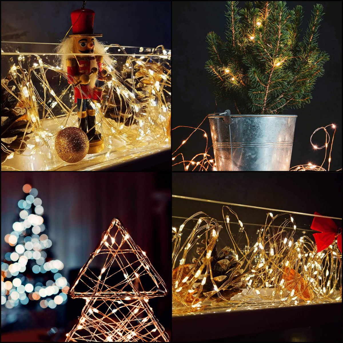 Ziemassvētku lampiņas Springos LED CL4102, 30 LED