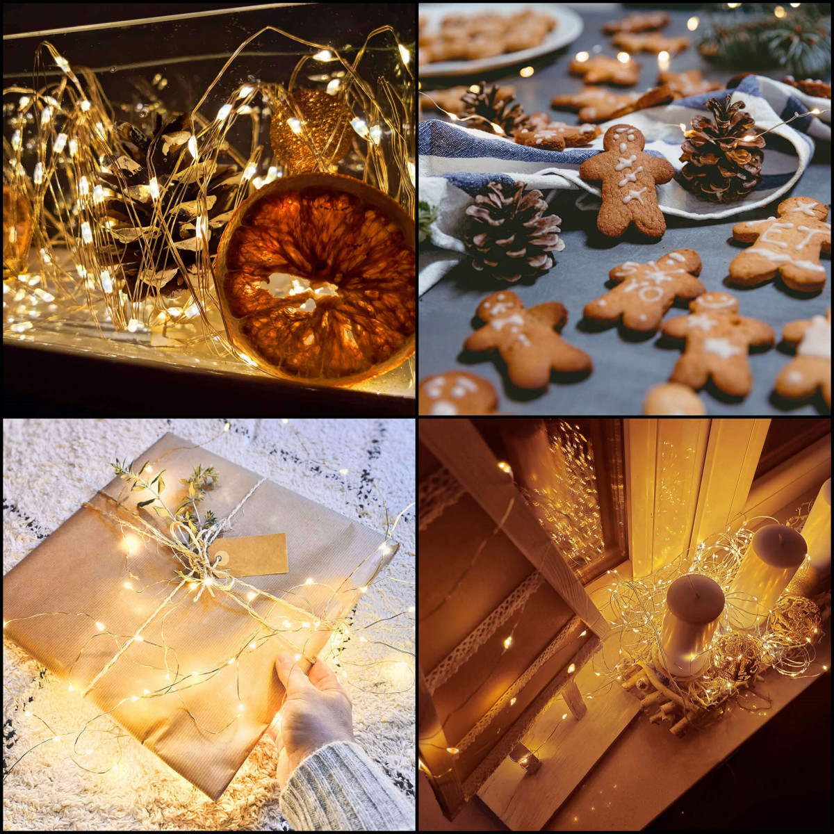 Ziemassvētku lampiņas Springos LED CL4102, 30 LED