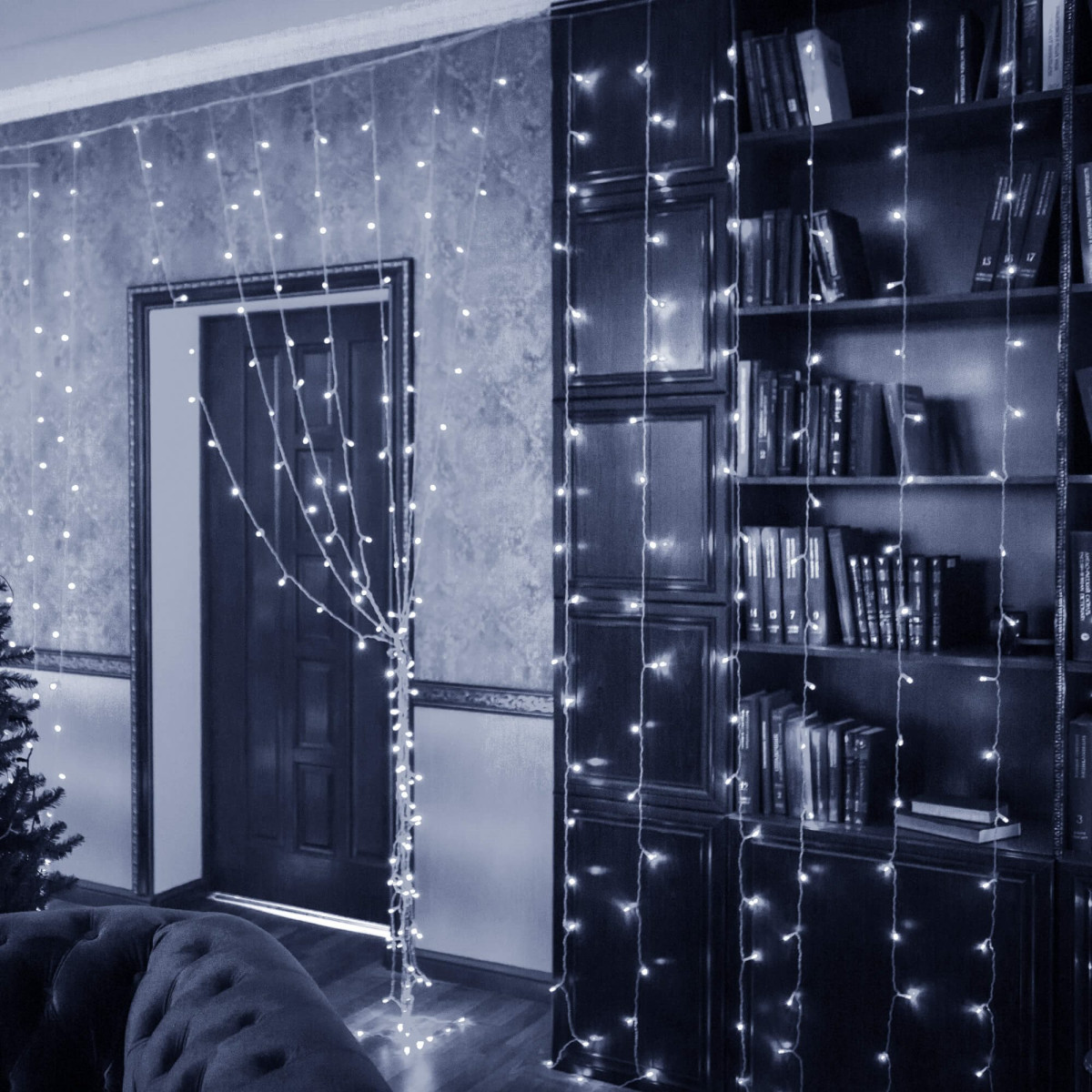 Springos aizkars 300 gaismas diodes  CL4104