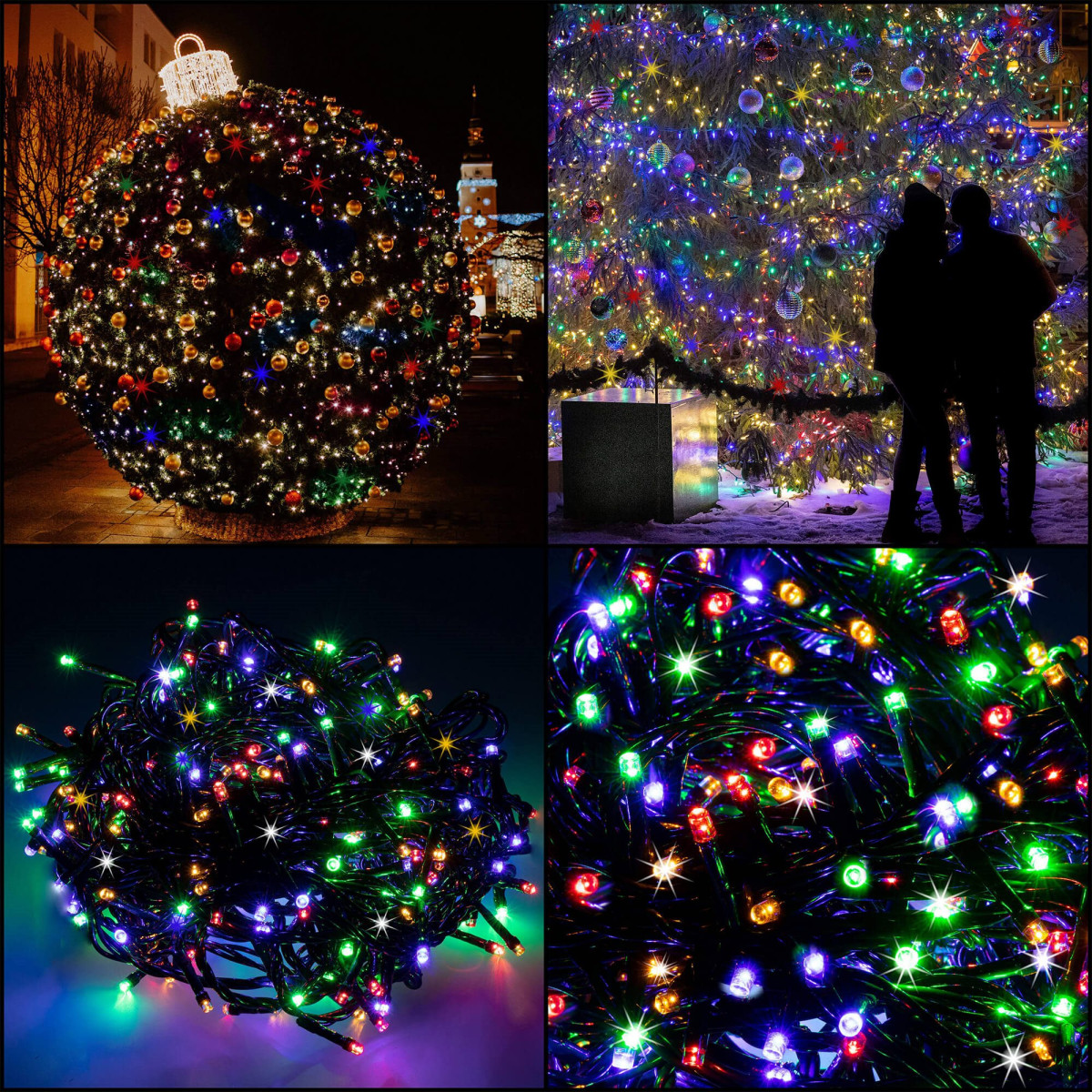 Ziemassvētku lampiņas Springos CL0545, 500 LED