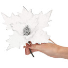 Ziemassvētku dekorācija- puansetijas zieds Springos CA0720, 26 cm