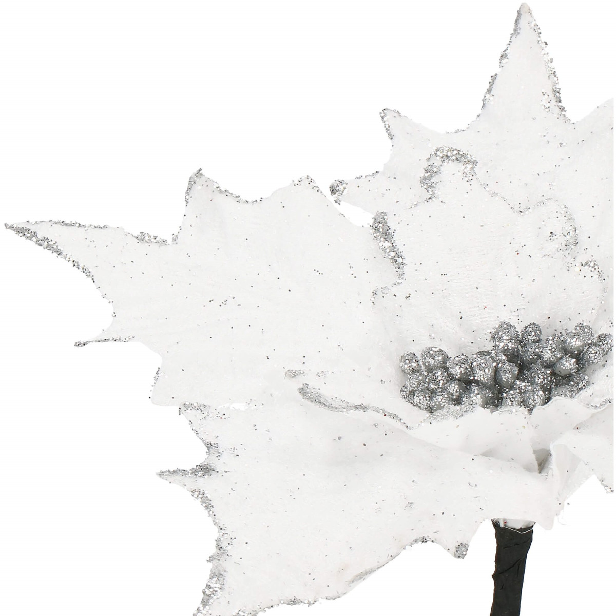 Ziemassvētku dekorācija- puansetijas zieds Springos CA0720, 26 cm