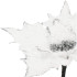 Ziemassvētku dekorācija- puansetijas zieds Springos CA0720, 26 cm