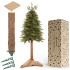 Mākslīgā eglīte Springos CT0199, PRIEDE UZ STUMBRA 180 CM