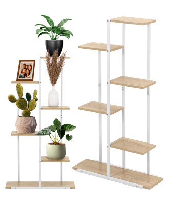 Metāla puķu pods balts 60x20x113 cm GA0212