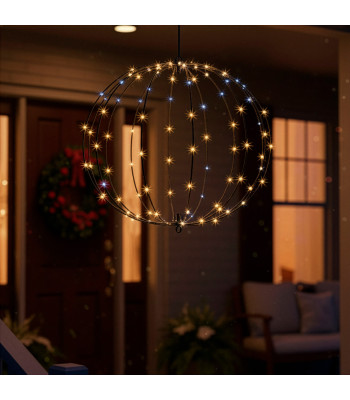 LED gaismas bumba 112 LED silti baltā Springos CL1235