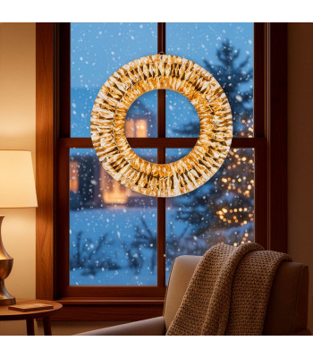 Svētku LED gaismas vainags 360 LED 45 cm Springos CL1246