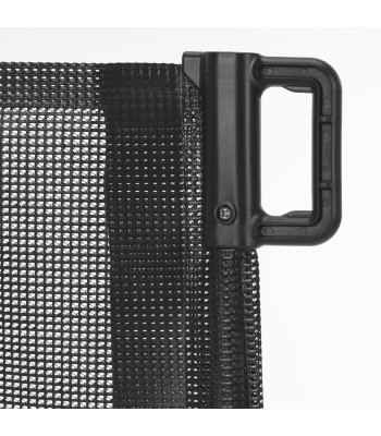 Drošības barjera kāpnēm 80 cm, rullo žalūzijas durvīm, aizsargājošas, melnas