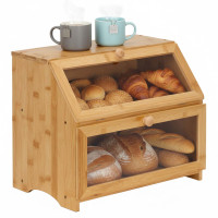 Divlīmeņu bambusa maizes kaste