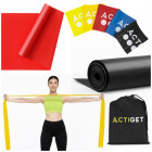 Pretestības gumiju komplekts vingrošanai 5 gab. ACT0106