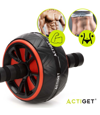 Vingrošanas ritenis ar paklājiņu ACT0111