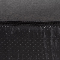 Trīspakāpju suņu kāpnes, platforma, rampa 30 cm tumši pelēkas