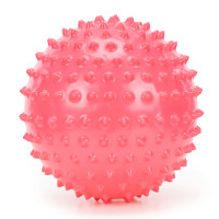 20 cm adatu bumba rehabilitācijas masāžai ar sensoru pumpi, rozā ezītis