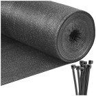 Noēnojuma tīkls gaiši antracīta 185 GSM 1.7 x 10 m SN0068