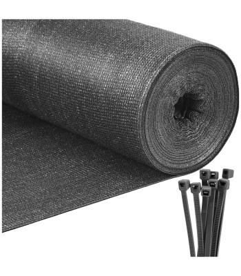 ēnošanas tīkls gaiši antracīta krāsā 185 g/m² 1,7 x 10 m sn0068