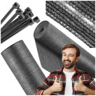 Noēnojuma tīkls gaiši antracīta 140 GSM 1.5 x 10 m SN0070