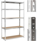 Plaukts 205 x 120 x 45 cm ar 5 plauktiem HA5280