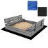 premium koka smilšu kaste sbp120set01x 120 x 120 cm komplekts