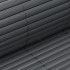 PVC privātuma aizsegs balkonam, terasei un žogam 500 x 160 cm, tumši pelēks