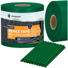 Tumši zaļa žoga lente 19 cm x 50 m, 450 g/m² Springos® FN0011