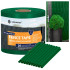 Tumši zaļa žoga lente 19 cm x 50 m, 450 g/m² Springos® FN0011