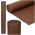 PVC balkona aizsegs 400 x 100 cm terasei, žogam un dārzam, brūns