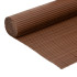 PVC balkona aizsegs 400 x 100 cm terasei, žogam un dārzam, brūns