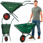 Saliekama dārza ķerra Springos GA0258, 50 l, zaļa