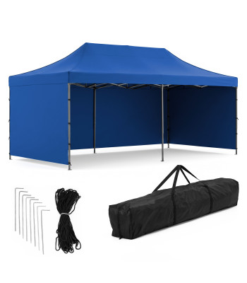 Dārza telts 3 x 6 m, zila, Springos® GP0007