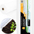 Balts ziemas agrotekstils Springos AG0008, 17 g/m², 1,6 × 100 m