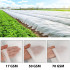 Balts ziemas agrotekstils Springos AG0011, 17 g/m², 10 × 3,2 m