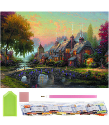 Dimantu mozaīkas komplekts Springos DP0013, 30 × 40 cm