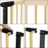 Springos SG0012BC drošības vārti kāpnēm, 75–124 cm, brūni melni