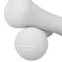 Springos FA1041 neoprēna hanteles, 2 × 2,5 kg, pelēkas
