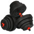 Springos FA1670A + FA1670B regulējamo hanteļu komplekts, 2 × 20 kg