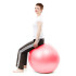Springos FB0012 vingrošanas bumba ar pumpi, 75 cm, rozā