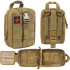 Springos CS0091 militāri zaļa soma–aptieciņa