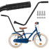 Springos BA0048 velosipēda mācību rokturis, 70 cm, tērauda, melns