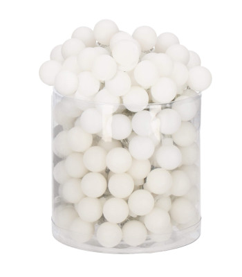 Springos CL0176 balta virtene ar 50 LED lampiņām