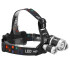 Uzlādējama LED pieres lampa Springos CS0059 ar T6 CREE diodēm, melna