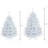 Mākslīgā Ziemassvētku eglīte Springos CT0050, 150 cm, balta